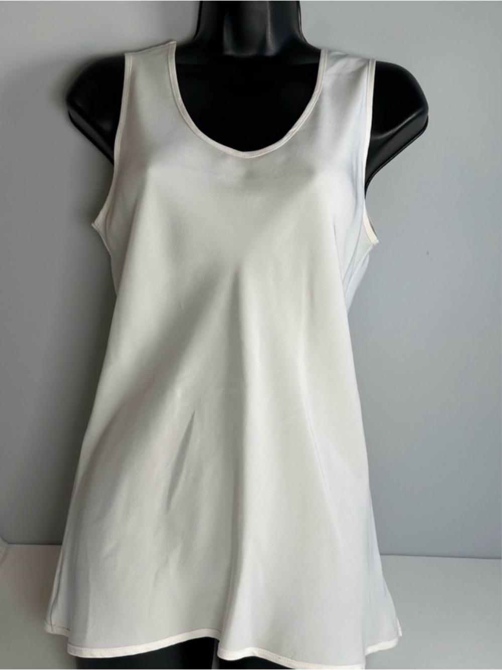 White Silk Top for women